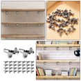 thumbnail image 3 of 30pcs Shelf Supports Metal Shelf Holders Shelf Bracket Pegs for Bookcase Shelf Cabinet Furniture, 3 of 4