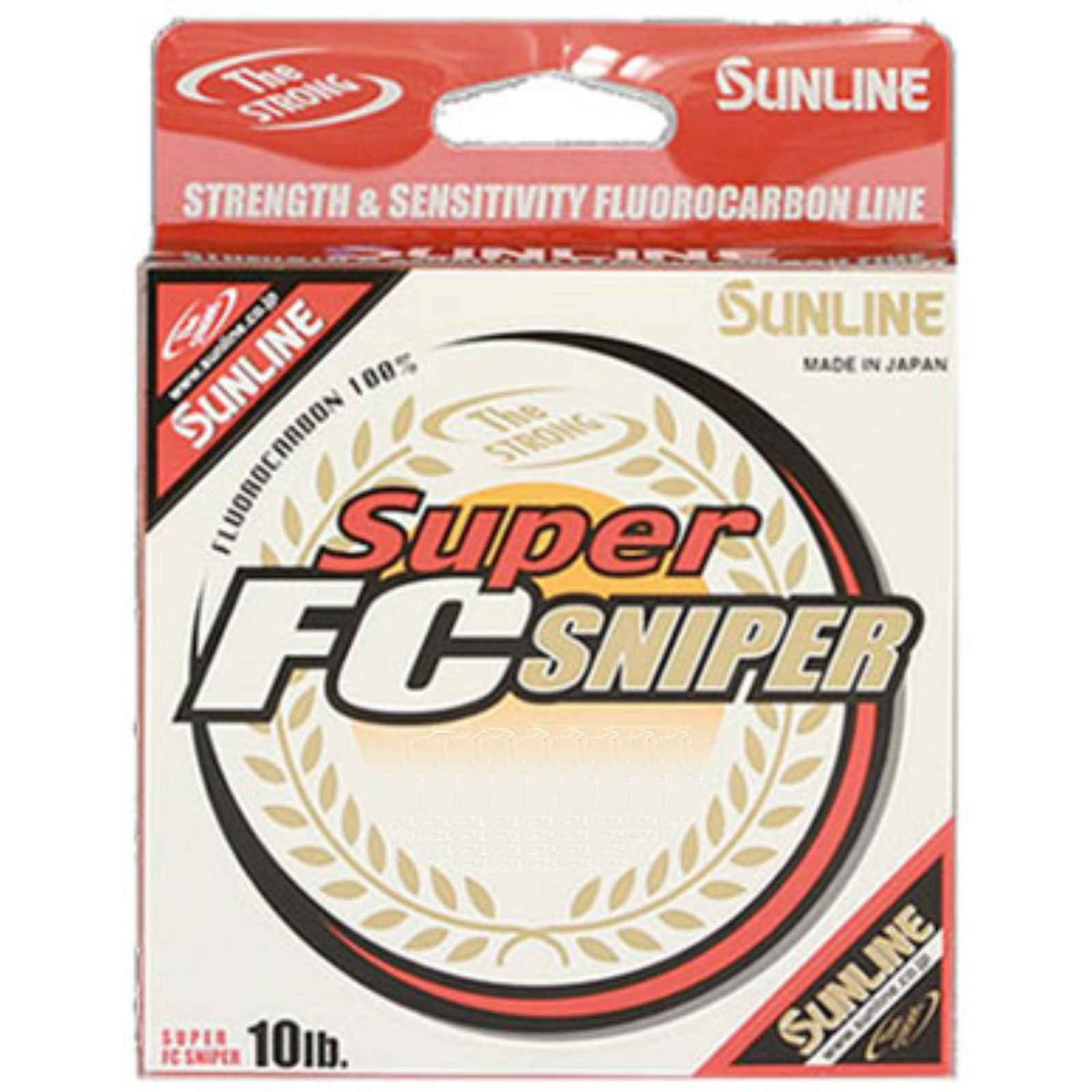 Sunline Super FC Sniper Clear Fluorocarbon Fishing Line 1200yd Spool 