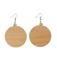 thumbnail image 4 of Geometric Dangle Ears Wooden Studs for, 4 of 9