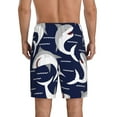 thumbnail image 3 of Fotbe Angry Shark Pajama Shorts for Men, Men's Pajama Bottoms, Sleepwear,Short Pajama Pants-XX-Large, 3 of 9