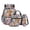 Multi-Boho Mandala Highland Cow, variant on Kuiaobaty Backpack Set with Pencil Case for Girls Boys 17 Inch Backpack Lunch Bag with Bottle Holder Large Capacity Bookbag with Lunch Box for School Travel, Sunflower Horse Print