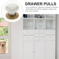 thumbnail image 3 of 4pcs Kitchen Cabinet Round Knobs Drawer Knobs Kitchen Cupboard Pull Handles, 3 of 5