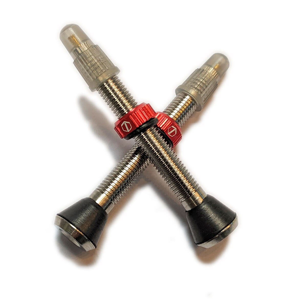 red tubeless valve stems