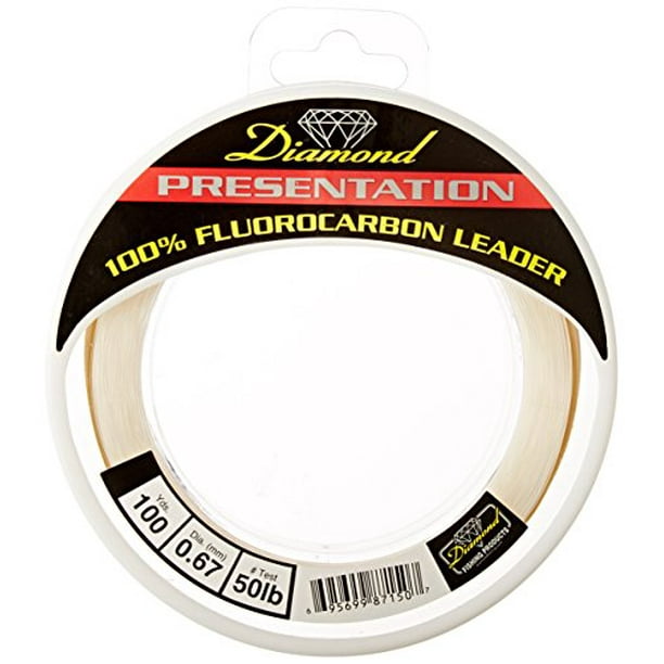 Momoi HiCatch Fluoro Carbon Line Leader with 50Pound Test, 25/100