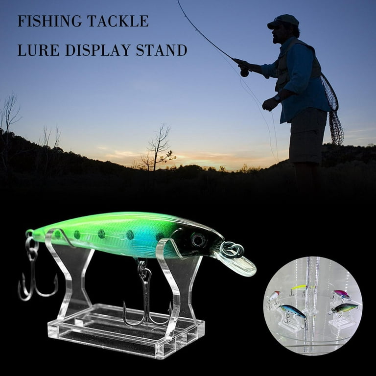 Fishing Lure Display Stand Easels Transparent Display- 2 SIZES O4Y8