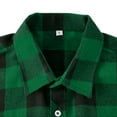 thumbnail image 3 of HAOMEILI Men's Button Down Regular Fit Long Sleeve Plaid Flannel Casual Shirts, 3 of 6