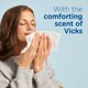 thumbnail image 2 of Loción Facial Tissue Puffs Plus con Vicks, 24 cubos, 48 pañuelos, 2 of 9
