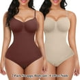 thumbnail image 3 of Gvmfive Women Tummy Control Body Shaper Slimming Waist Trainer Shapewear Bodysuit, 3 of 5