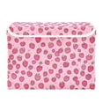 thumbnail image 7 of Yayeee Collapsible Cube Storage Bin with Lid Fabric Closet Decorative Basket with Handles, Strawberry Bliss, 7 of 7