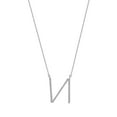thumbnail image 3 of Imperial 1/20Ct TDW Diamond Alphabet N Pendant Necklace for Women in Sterling Silver, 3 of 6