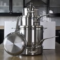 thumbnail image 5 of Hestan ProBond 10 Piece Stainless Steel Cookware Set, 5 of 7
