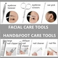 thumbnail image 3 of Manicure Set Nail Clipper Set Men Women 8 in 1 Toe Finger Nail Clipper Personal Care Tools with Portable Travel Case Manicure Pedicure Tools Grooming Kit Gift for Men Women Family Friends Wife, 3 of 8
