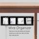 thumbnail image 5 of Organizador de cables sin enredos de 2 piezas Bandeja de gestión de cables debajo del escritorio con bordes suaves Organización ordenada de cables, 5 of 8