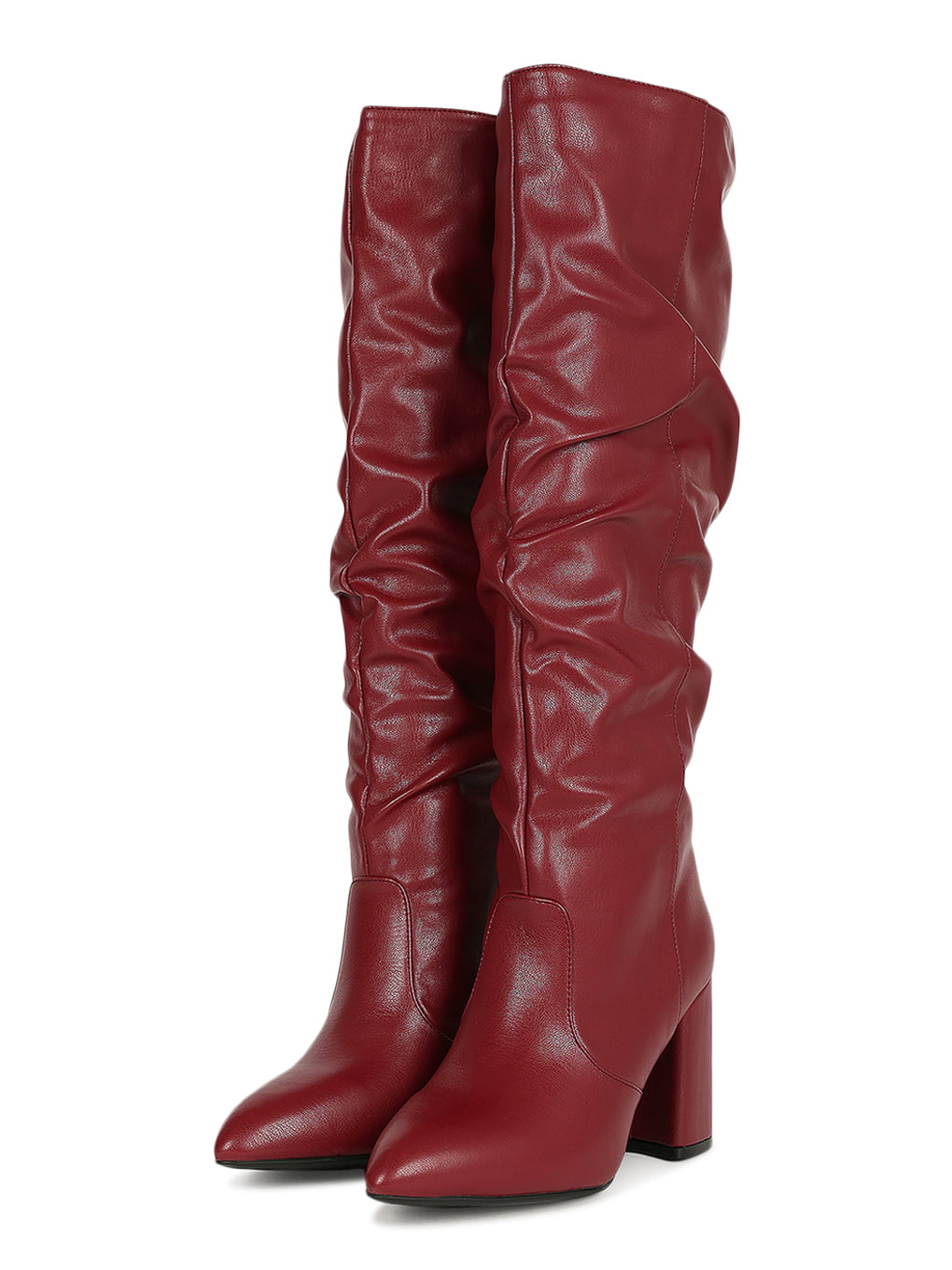 womens ruched boots