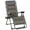 Grey, variant on Outsunny Zero Gravity Chair Wicker Lounger, Grey