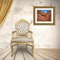 thumbnail image 3 of Flaherty, Dennis 32x26 Gold Ornate Wood Framed with Double Matting Museum Art Print Titled - Utah, Paria Canyon The Wave formation, sandstone, 3 of 4