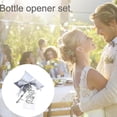 thumbnail image 3 of 50pcs Vintage Key Bottle Openers Wedding Favor Souvenir Gift Set Pillow Candy Box French Ribbon, 3 of 3
