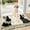 A, variant on Cute Farm Animal Doormat, 23.6x15.7in Non-Slip Entrance Mat with Rabbit/Cow/Rooster Designs for Home Decor