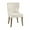 Cream, variant on Gracie Mills Allie Upholstered Contemporary Wingback Dining Chair - GRACE-9723