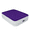 Purple, variant on Full 22" Top Flocking Air Mattress with Built-in Pump Raised Comfort,Fast Inflation/Deflation Foldable Portable Air Bed with Storage Bag for Home,Camping,Guests Grey