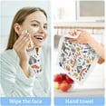 thumbnail image 6 of GZHJMY Viking Life Symbols Wash Cloths 2 Pack - 12 x 12 Inch Super Super Soft Washcloths for Your Face and Body - 100% Cotton Absorbent Baby Face Towel, 6 of 7