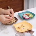 thumbnail image 3 of YAOMOBB Easy-to-clean Snack Plate 1 Set Snack Plate Bear Shape Snack Tray Storage Holder Multi Use Tableware Home Bear Graphics, 3 of 6