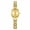 C-Free Size, variant on Ladies Fashion Quartz Watch, Waterproof Small Dial Diamond Studded Wristwatch With Gold Strap Lightweight Mini Dial, Elegant Watch For Women Daily Formal Dating Party Office Wear Gift