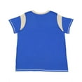 thumbnail image 2 of LAT Women's Curvy Gameday Lace Up T-Shirt - ROYAL/ TTNM/ WHT - 18-20, 2 of 2