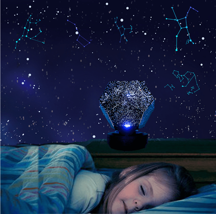 Cosmos Lamp Celestial Galaxy Star Night Light Constellation Star Sky ProjectorW 