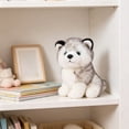 thumbnail image 5 of Husky Plush Toy 9.4 Inch Soft Cotton Stuffed Husky Dog Doll Cute Wolf Plushie Gift for Kids Dog Lovers Removable Washable, 5 of 6