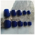 thumbnail image 2 of Fofosbeauty 24pcs Fake Toe Nails, Press on Short False Toe Nails, Royal Blue, 2 of 7