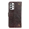 thumbnail image 3 of For Samsung Galaxy A23 4G Copper Buckle Nappa Texture Flip Leather Phone Case, 3 of 5