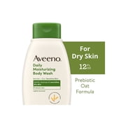 Aveeno Daily Moisturizing Body Wash for Dry + Sensitive Skin, 12 fl. oz