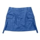 thumbnail image 2 of Gibobby faldas de lentejuelas para mujer Falda cargo de cintura Minifalda cargo con botones y bolsillo para mujer Falda acampanada(Azul, L), 2 of 5