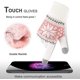 thumbnail image 3 of Guantes de invierno con pantalla táctil y estampado de flores de nieve para mantener el calor para mujeres y hombres, 3 of 5