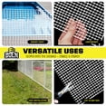 thumbnail image 4 of BOEN 4' x 50' Heavy-Duty White Plastic Mesh Snow Fence for Garden, Deer and Pets, 4 of 5