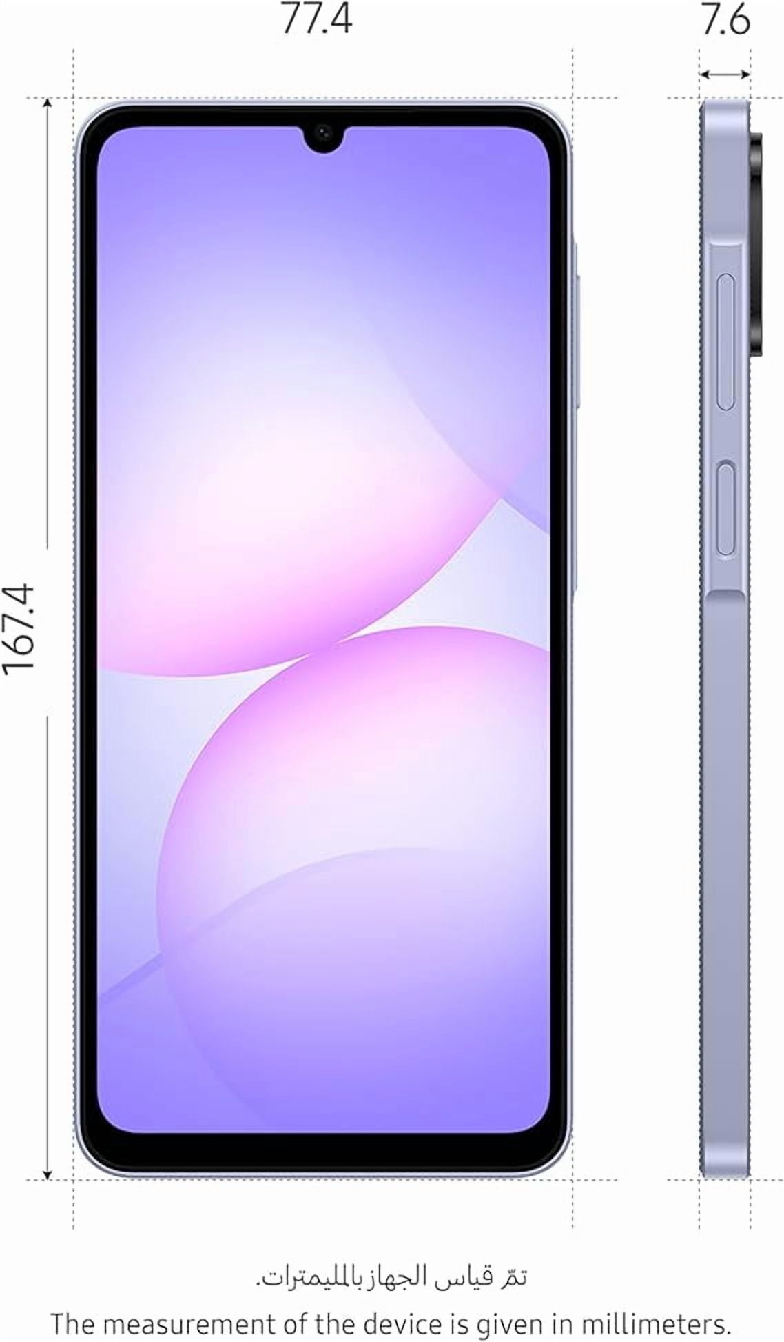 スマートフォン本体 Samsung Galaxy A07 4GB+64GB Light Violet Samsung Galaxy A07 , Android Smartphone, 64GB Storage, 4GB RAM