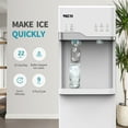 thumbnail image 4 of VECYS Bottom Loading Ice Maker Self-Clean Hot Cold Water Dispenser for 5 Gallon Bottle, 22LBS Daily Ice Making, Child Safety Lock, White, 4 of 8
