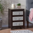 thumbnail image 2 of WOODEN 3 DRAWER BONE FITTED NIGHTSTAND, 2 of 5