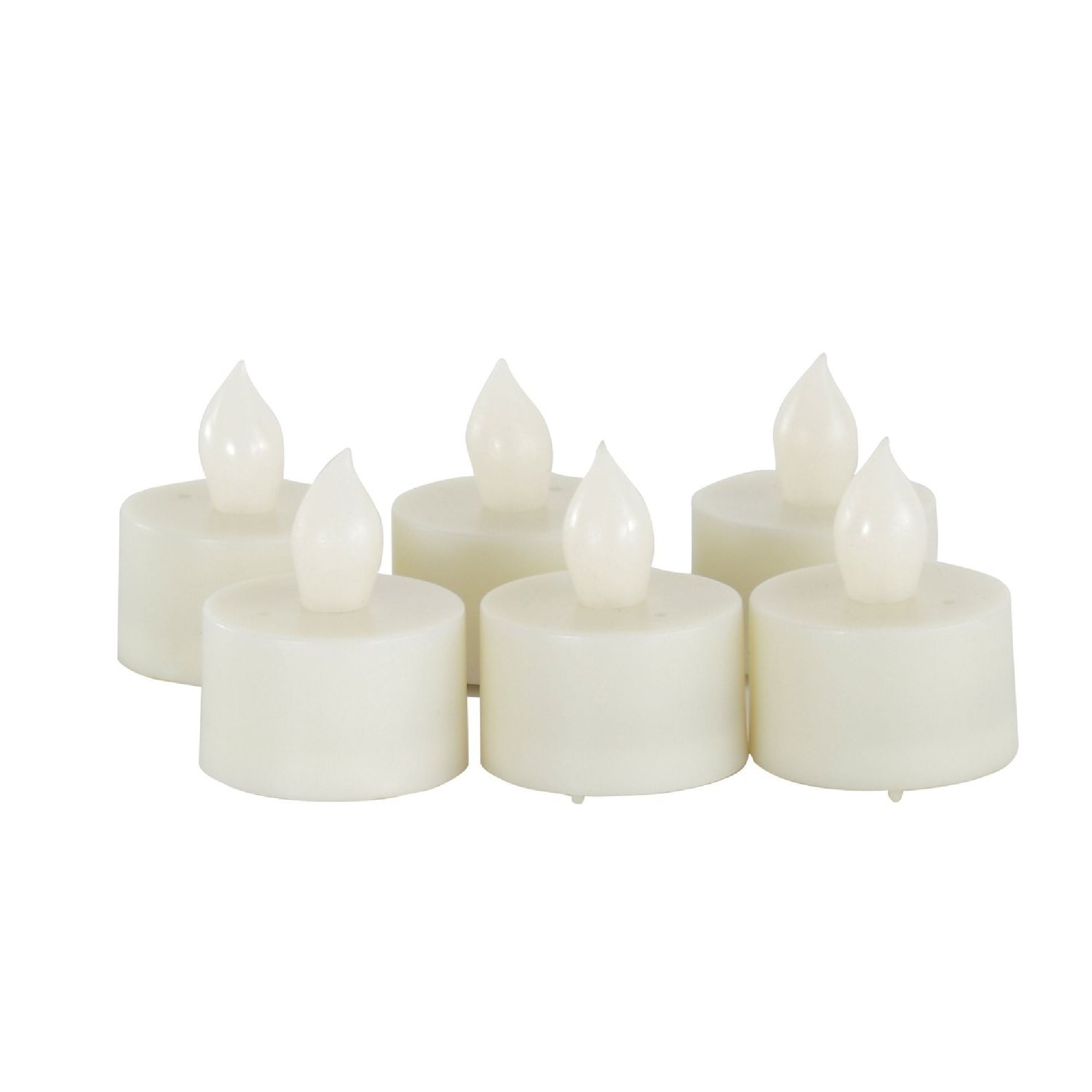 50 Tea Lights Realistic and Bright Flickering Battery Operated LED Tea Light, 