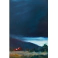 thumbnail image 2 of Barbini, Eddie 11x14 White Modern Wood Framed Museum Art Print Titled - Red Barn, 2 of 4