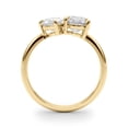 thumbnail image 4 of SZUL Women's 3 Carat TW Round And Pear Shape Lab Grown Diamond Ring in 14K Yellow Gold, 4 of 5