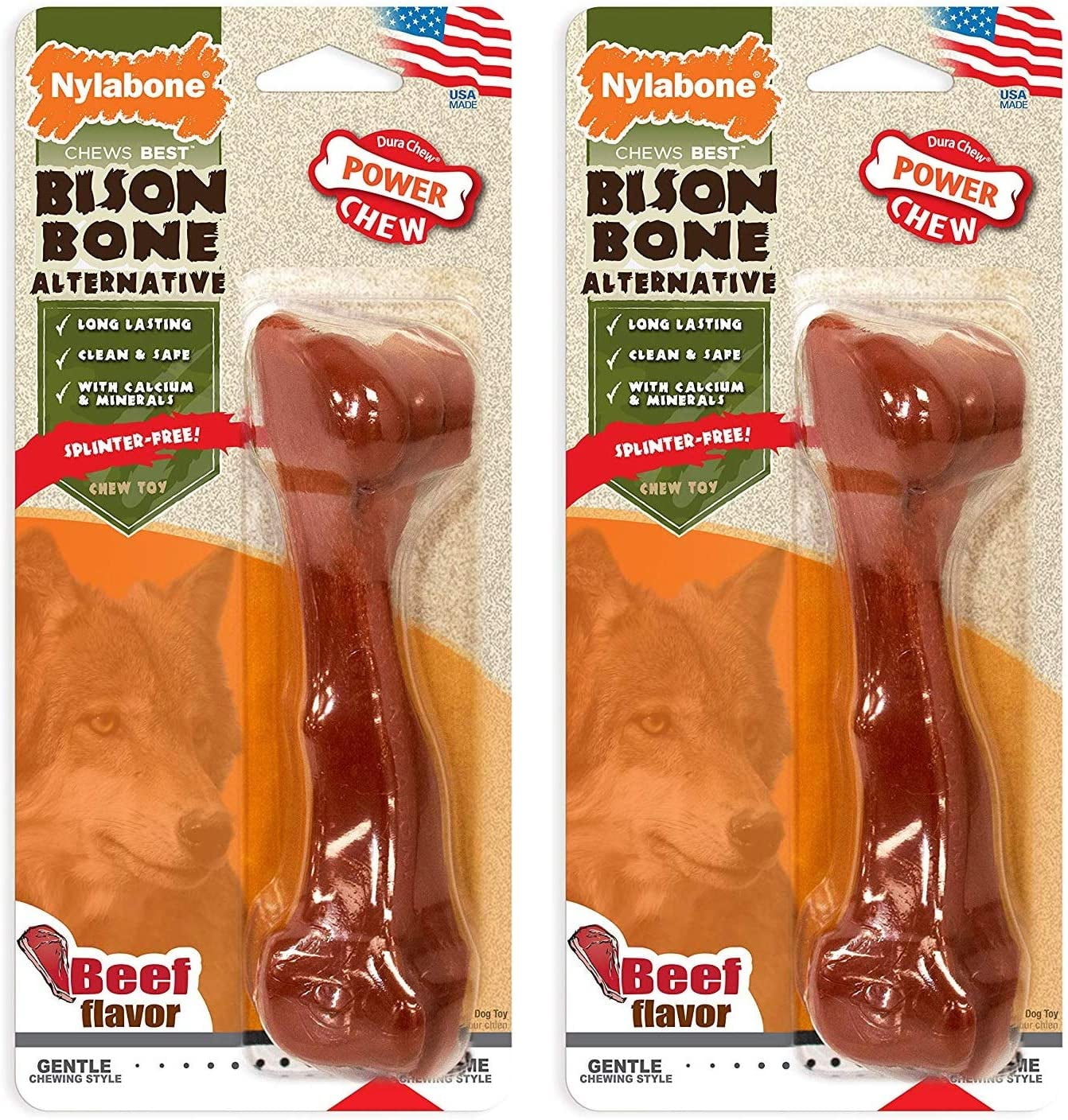 Nylabone bison cheap chews