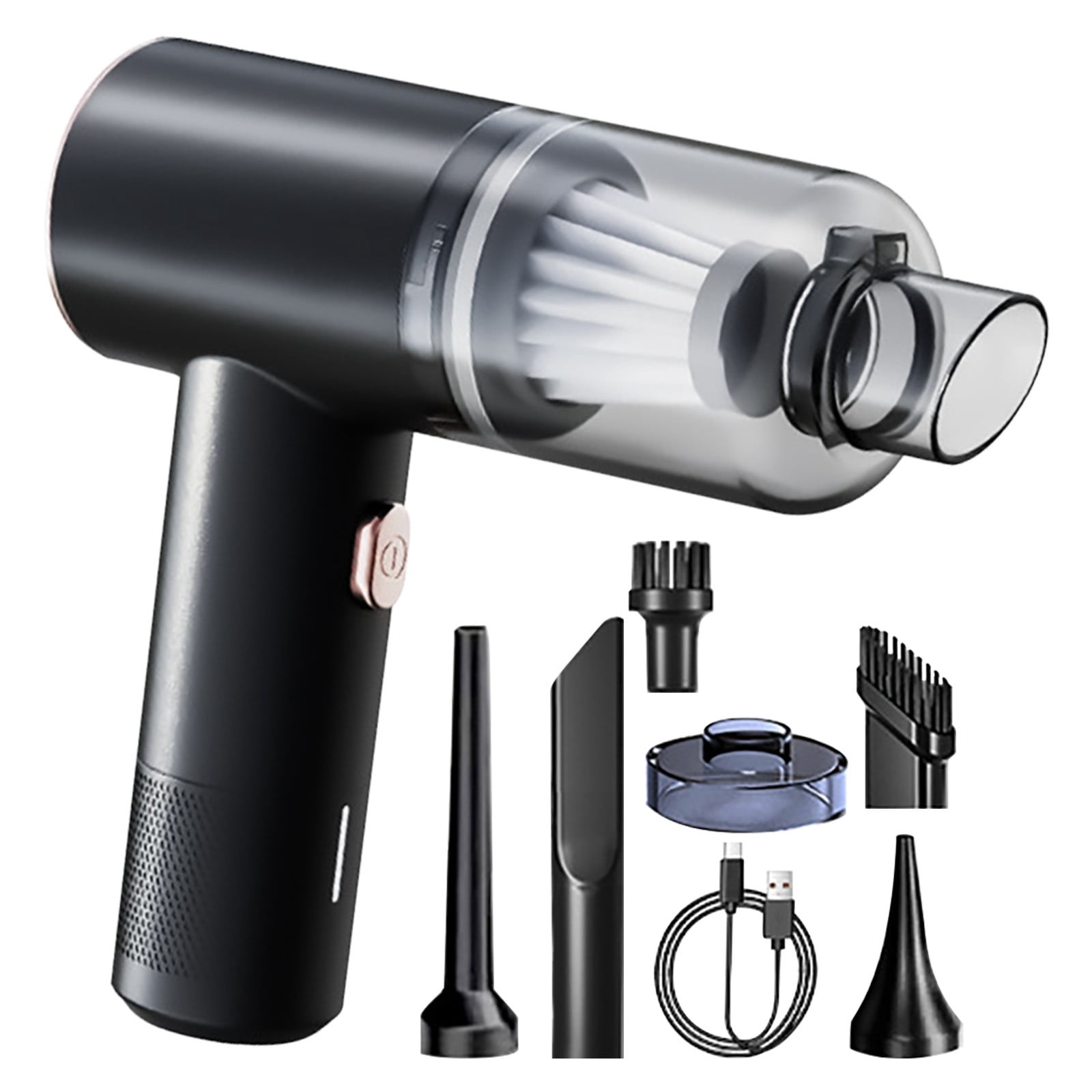 Cordless Handheld Car Vacuum Cleaner High Power Mini Portable Wet Dry with Strong Suction and Blower for Car Interior Detailing
