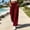 Red, variant on Women's Summer Loose Fit Casual Pants with Drawstring Waist and Pockets