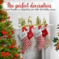 Christmas Stocking Hangers For Mantel Set Of 4 Gold Color Weighted Stocking Holders For Mantle