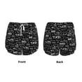 thumbnail image 5 of Picia Travel The World Pattern Women's 2 in 1 Athletic Running Shorts High Waisted Workout Casual Gym Sweat Shorts with Comfy Liner Zipper Pockets-Large, 5 of 9