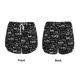 thumbnail image 3 of Balery Travel The World Pantalones cortos deportivos para mujer con forro y dos bolsillos, elásticos, para entrenamiento, gimnasio, yoga-Medium, 3 of 7