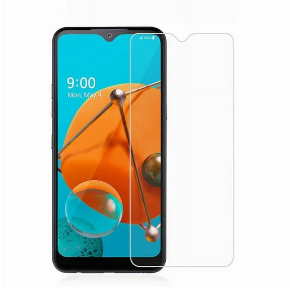AMZER Tempered Glass for LG K51 9H HD Clear Screen Protector Anti Scratch Bubble Free Guard for LG K51