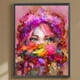 thumbnail image 1 of Cuadros Decorativos 5D bricolaje taladro redondo completo diamante pintura niña kit decoración del hogar arte artesanía(13) Wdftyju embutido en tela, 1 of 9